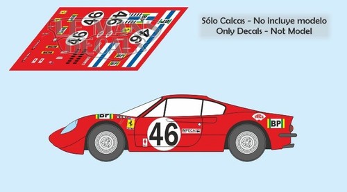 Autocollants ferrari dino 246 - autocollants,